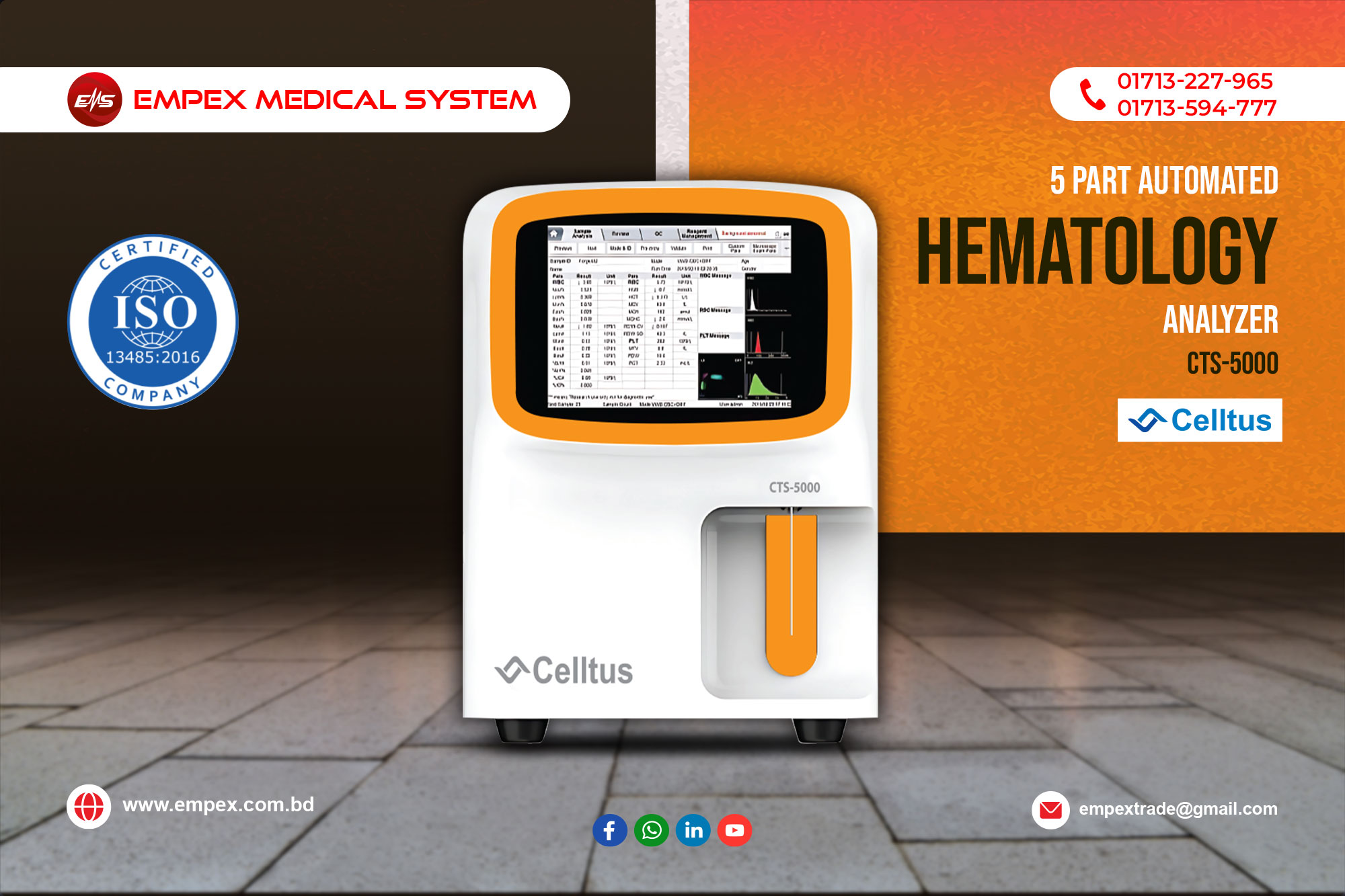 Cell Counter Celltus CTS-5000