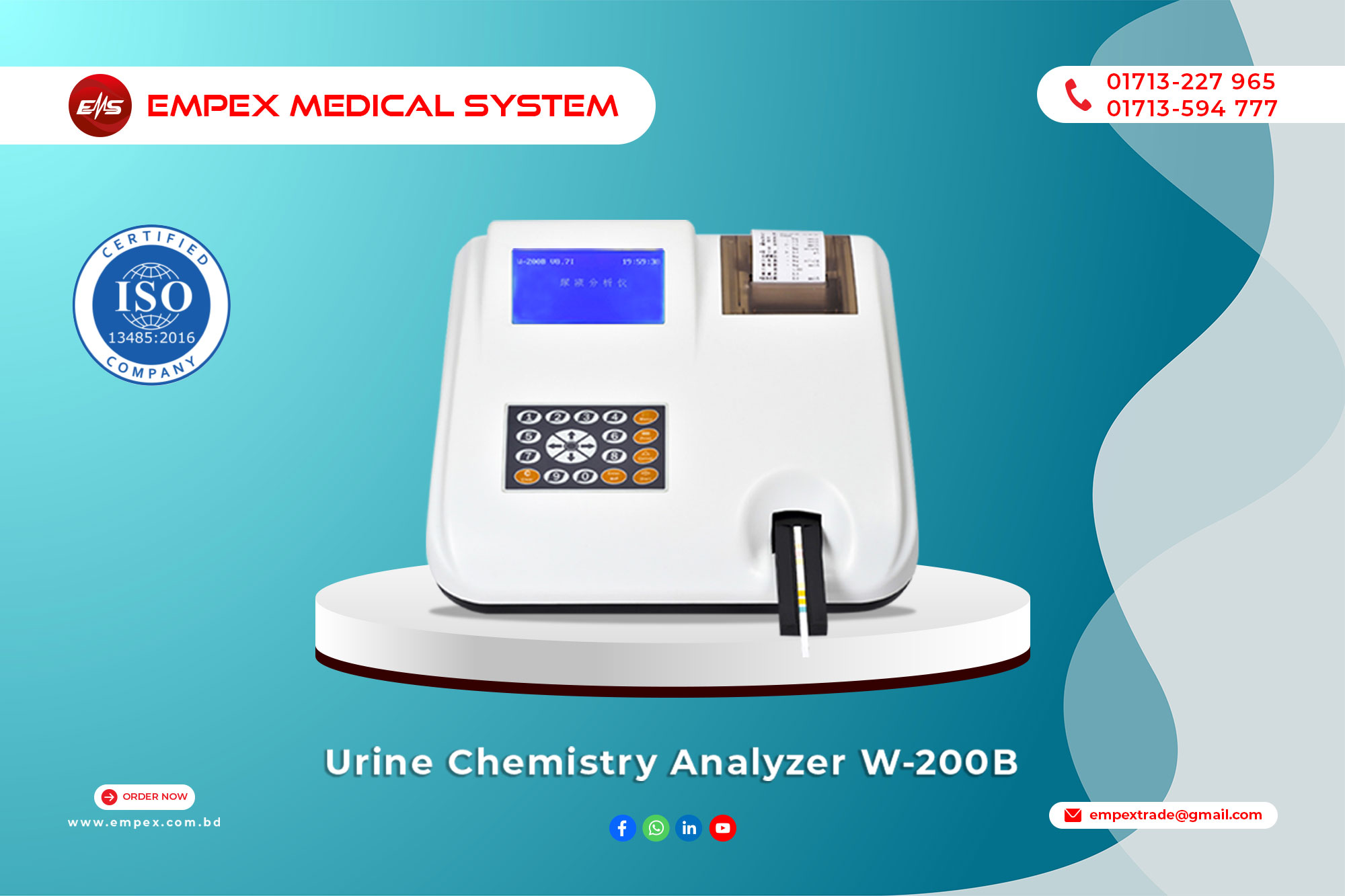 Urine Chemistry Analyzer W-200B