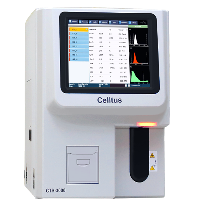 Celltus 3 Part Automated Hematology Analyzer/Cell Counter